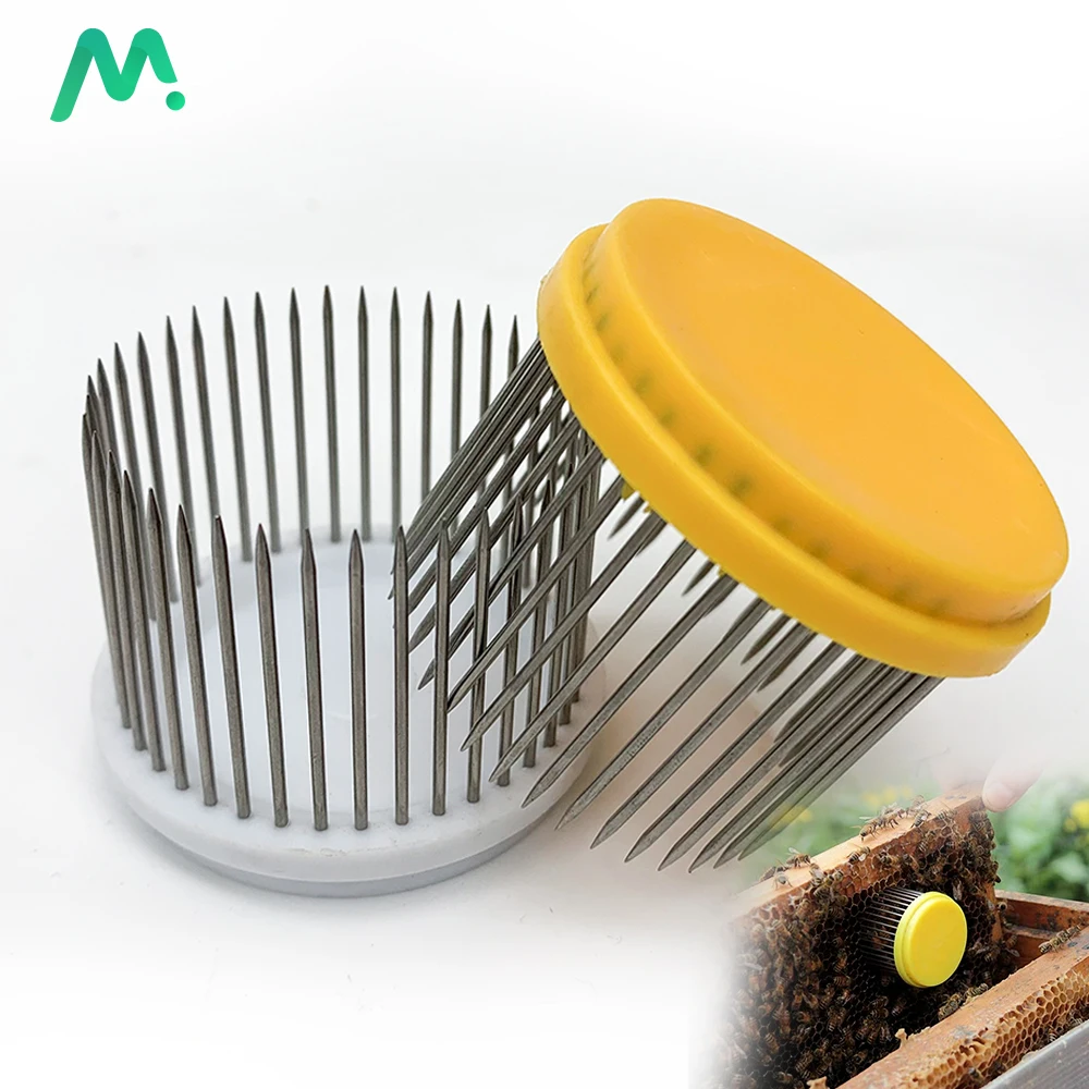 

1Pc Beekeeper Queen Bee Cage Stainless Steel Needle Type Catching Catcher Rearing Cover Catcher Beekeeping Tools Equipment