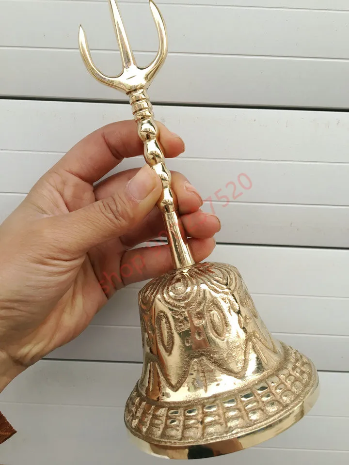 

Taoist Sanqing bell, Taoist Dharma geomantic products, pure copper high-grade trigeminal bell