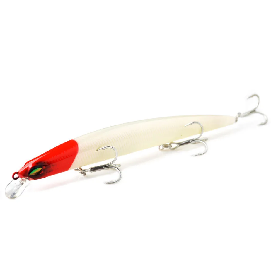 

Suspend Long Cast Minnow Fishing Lure 145mm 20g Wobbler Depth 0-1.5m Crankbait Sea Bass Artificial Hard Bait Fishing Tackle