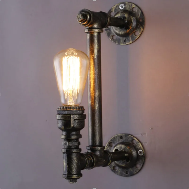 

steampunk lamp American countryside farmhouse Kitchen Decor Coffee Shop bar antique wall light Vintage Loft Retro Wall light