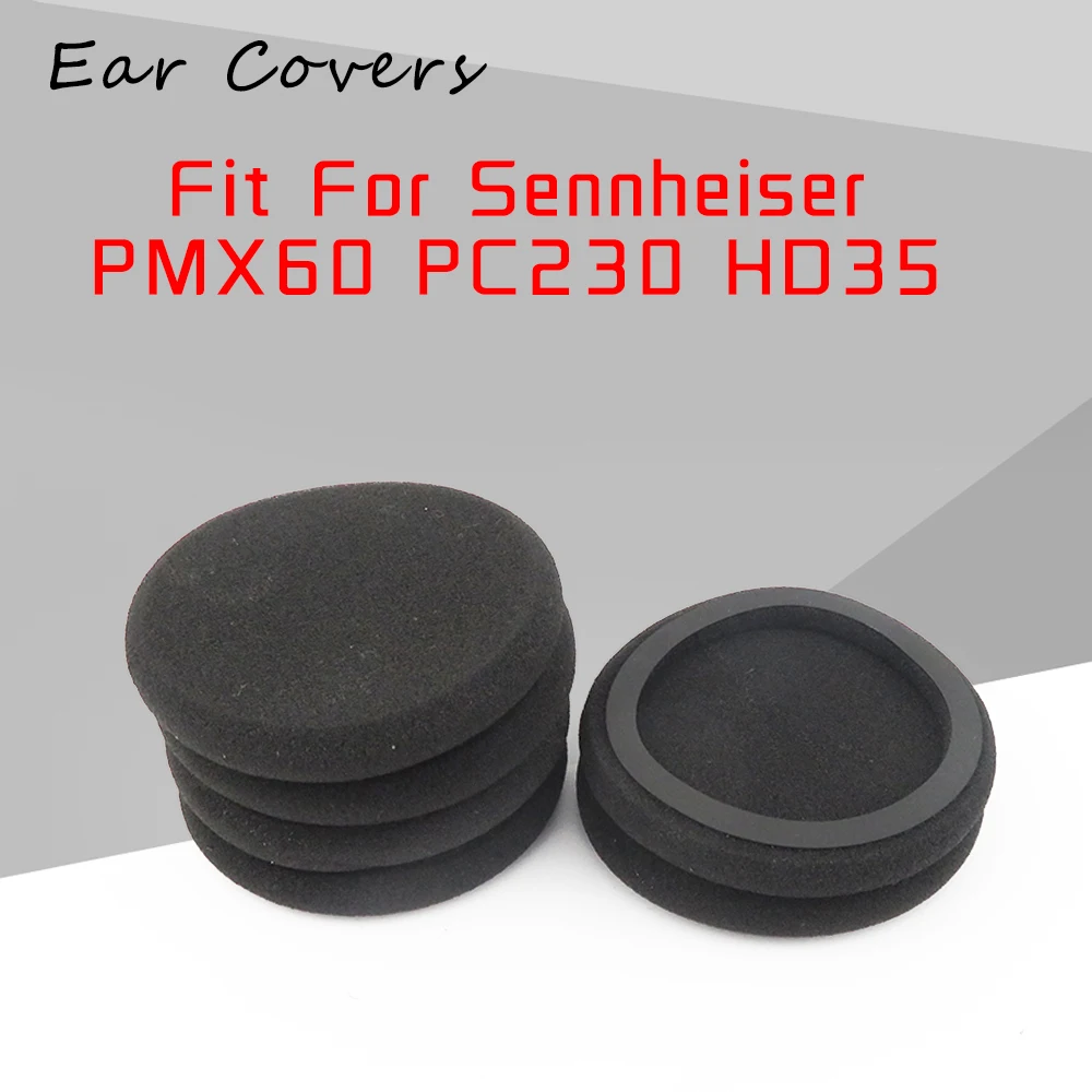 Ear Pads For Sennheiser Earpads Foam HD35 PMX60 PC230 Headphone Earpads Replacement Headset Ear Pad PU Leather Sponge Foam