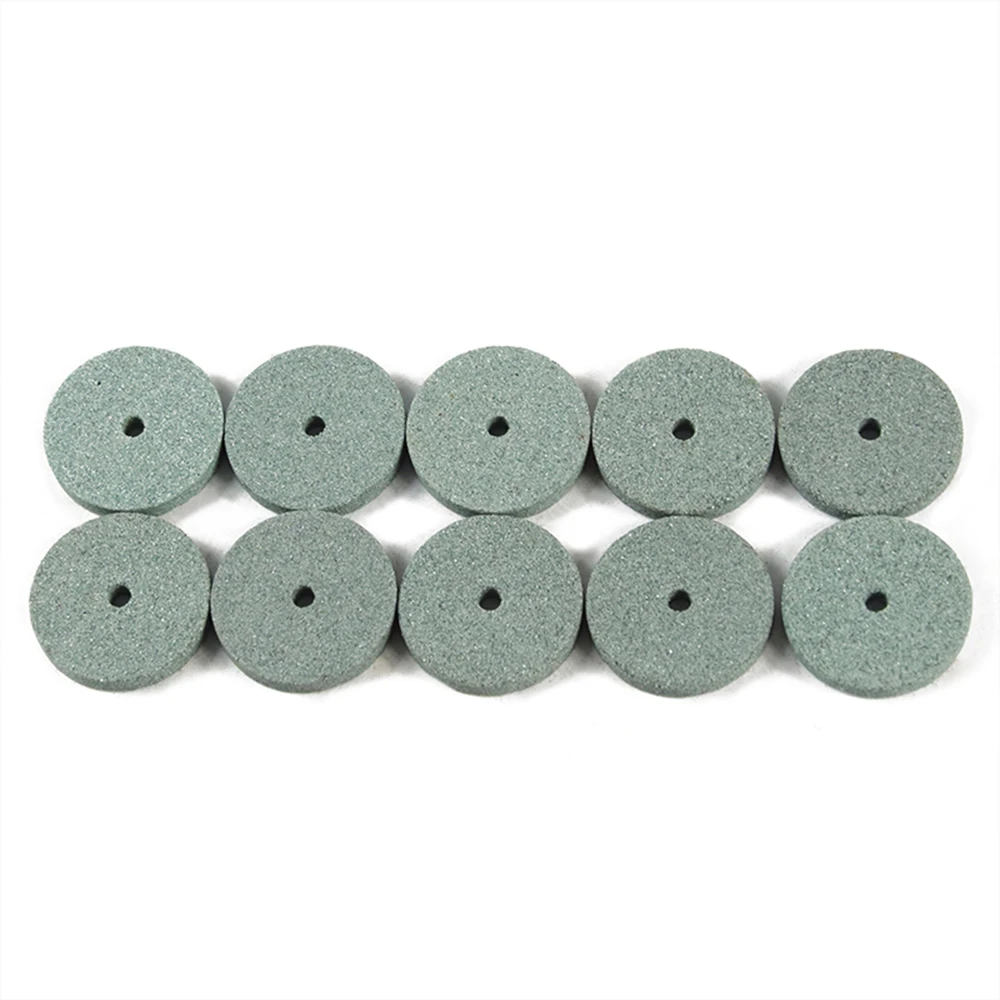 10pcs green aluminum oixde grinding stone sheet for dremel rotary tools