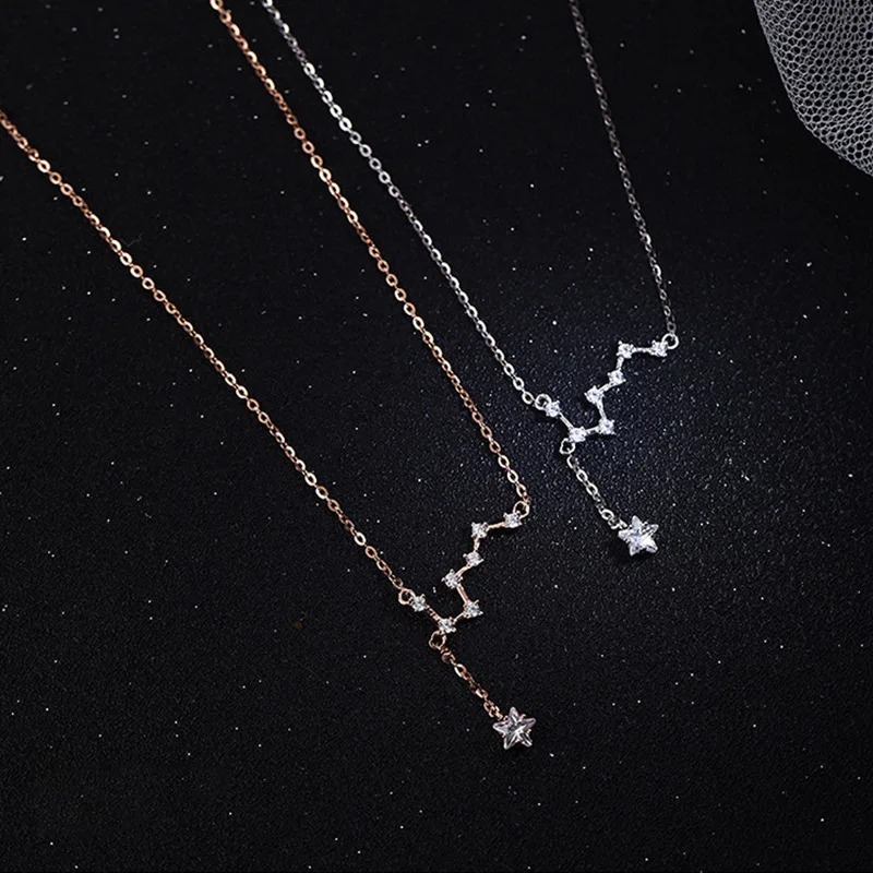 UMODE NEW Big Dipper Necklace For Women Fashion CZ Clavicle Chain Necklaces Gift Jewelry Accessories Chocker UN0418