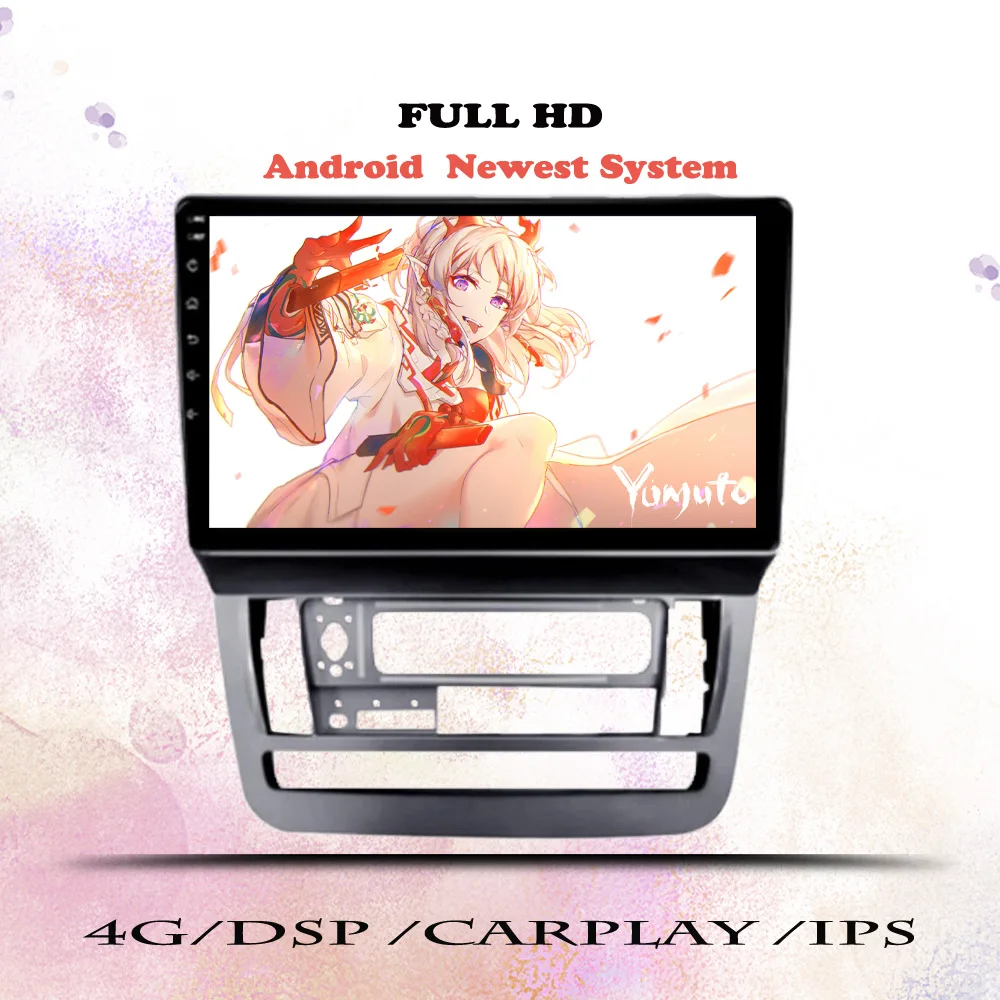 Carplay Auto Android 14.0 8G+128G For Toyota Alphard 2002 - 2011 Car Radio Multimedia Video Player DVD Head Unit 4G Lte WiFi RDS