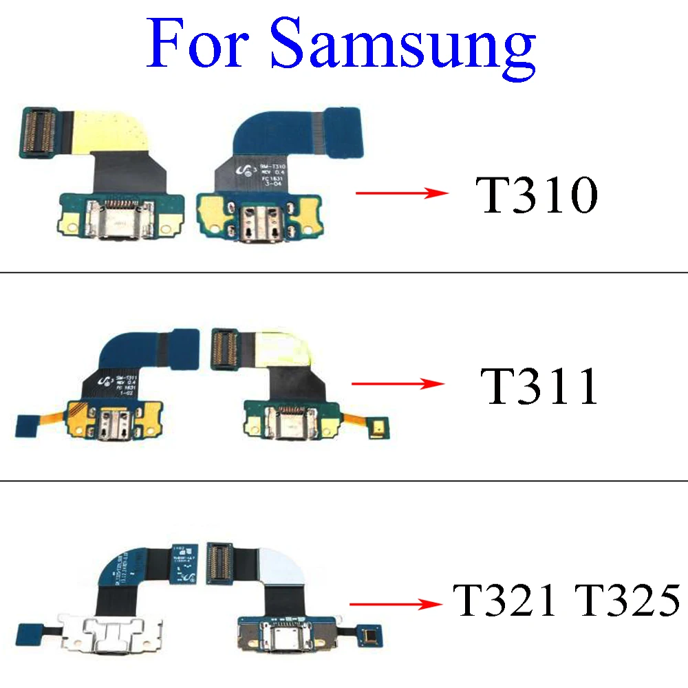 USB Charging Dock Port Socket Jack Plug Connector Charge Board Flex Cable For Samsung Galaxy T311 T310 / Tab Pro T325 T321 T320