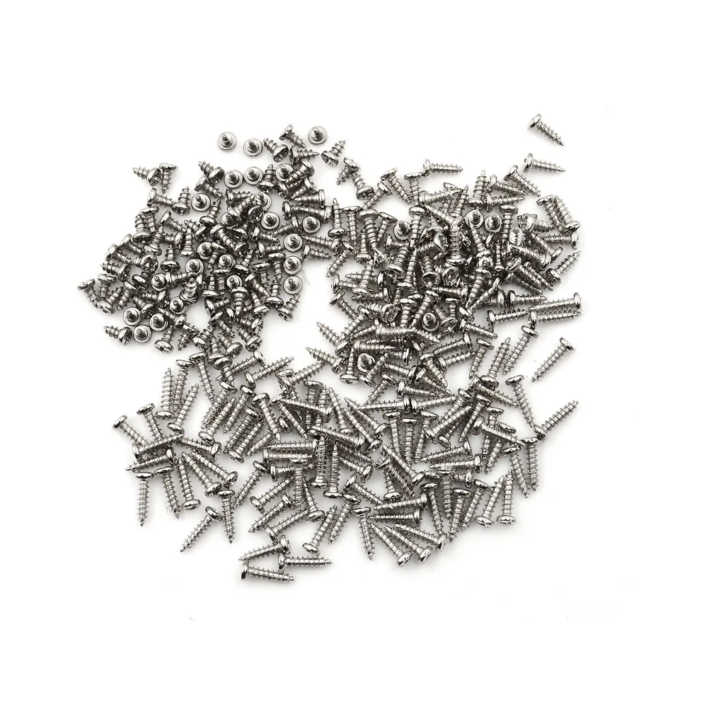 100pcs/pack M2 4mm 6mm 8mm Screw Thread Diameter Round Head Cross Screws Self Tapping Screw Hardware Tool