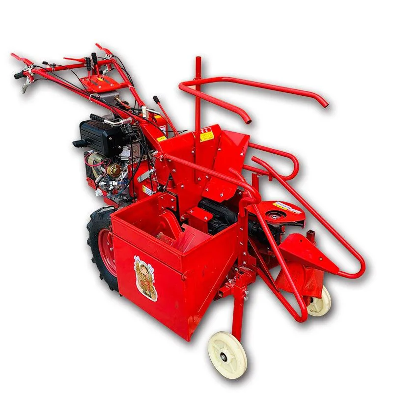 Mini Sweet Corn Cob Combine Harvester Hand Push Corn Picker For Sale