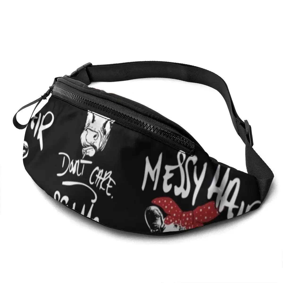 Cow Waist Bag Picture Polyester Waist Pack Work Woman Bag