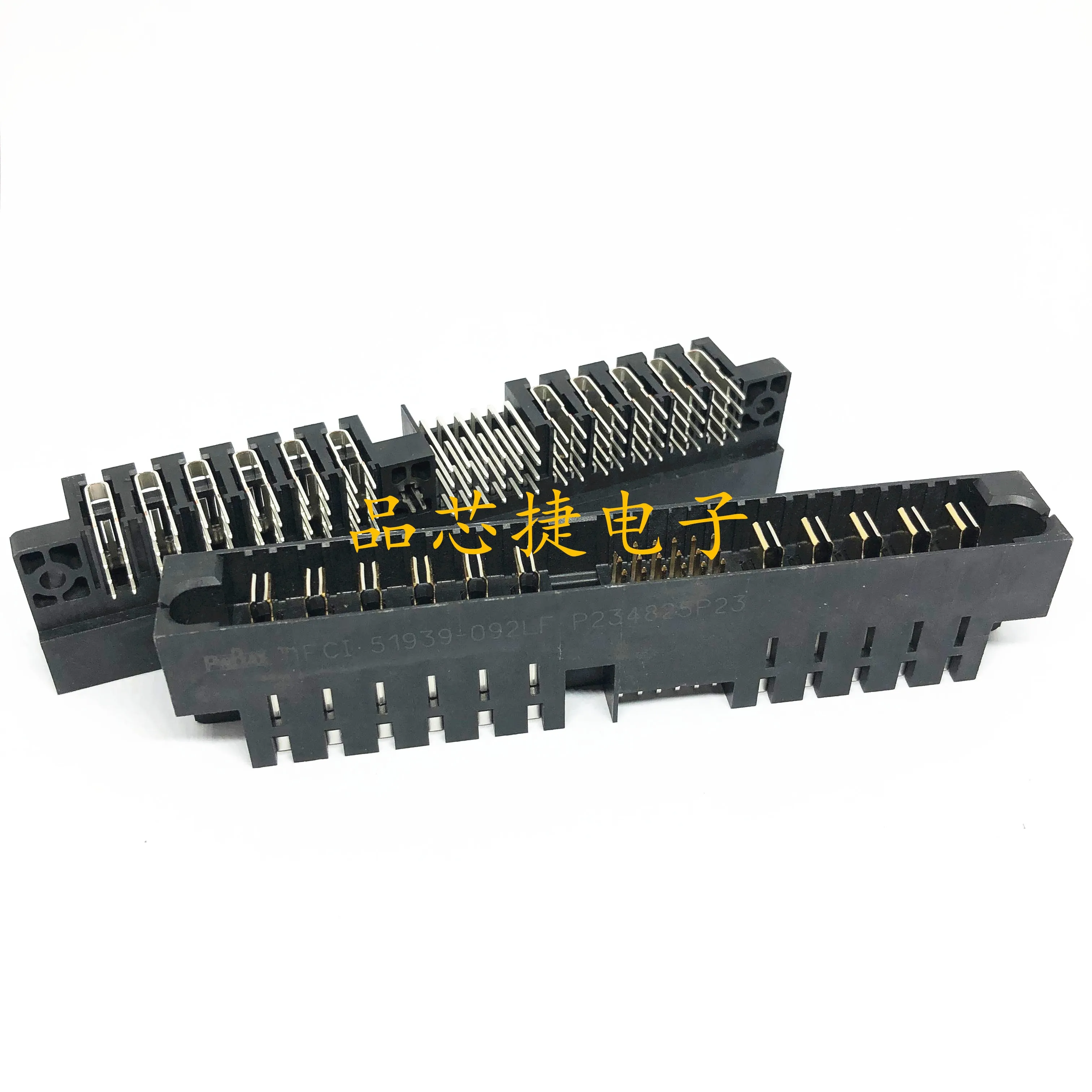 3pcs/Lot 51939-092LF 35POS Connector Header, Male Pins and Blades Board Edge, Through Hole, Right Angle Black Blade Power