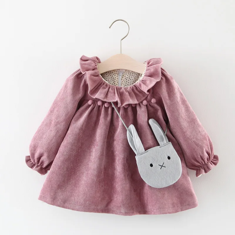 

Melario Newborn Baby Girl Dress Spring Princess Dresses For Kids Dress Cartoon Baby Dress With Bag Infant Clothing Toddler Dress