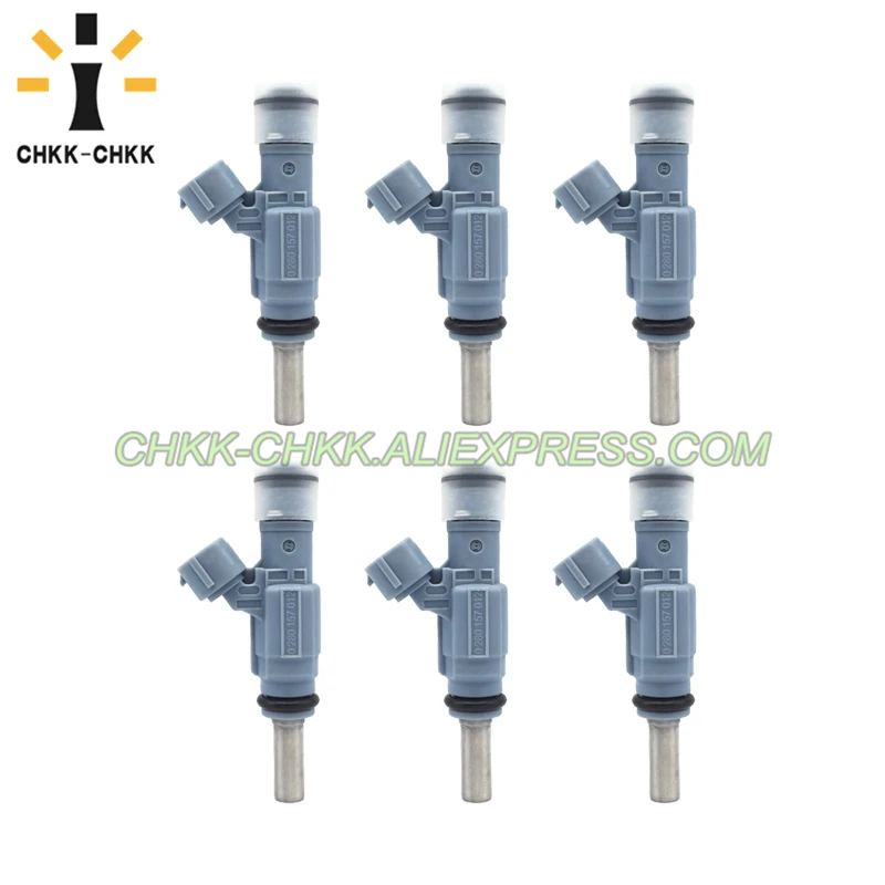 CHKK-CHKK 6x 0280157012 022906031J fuel injector For AUD-I PORSCH-E VOLKSWAGE-N TT CAYENNE TOUARE-G 04-06 3.2L V6