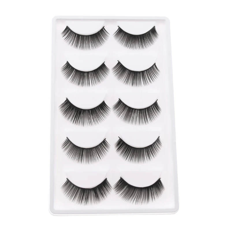 5 Pairs Girl Dolls Curly Long False Eyelashes For 12 inch 1/6 Blythe Doll Eyes DIY Making