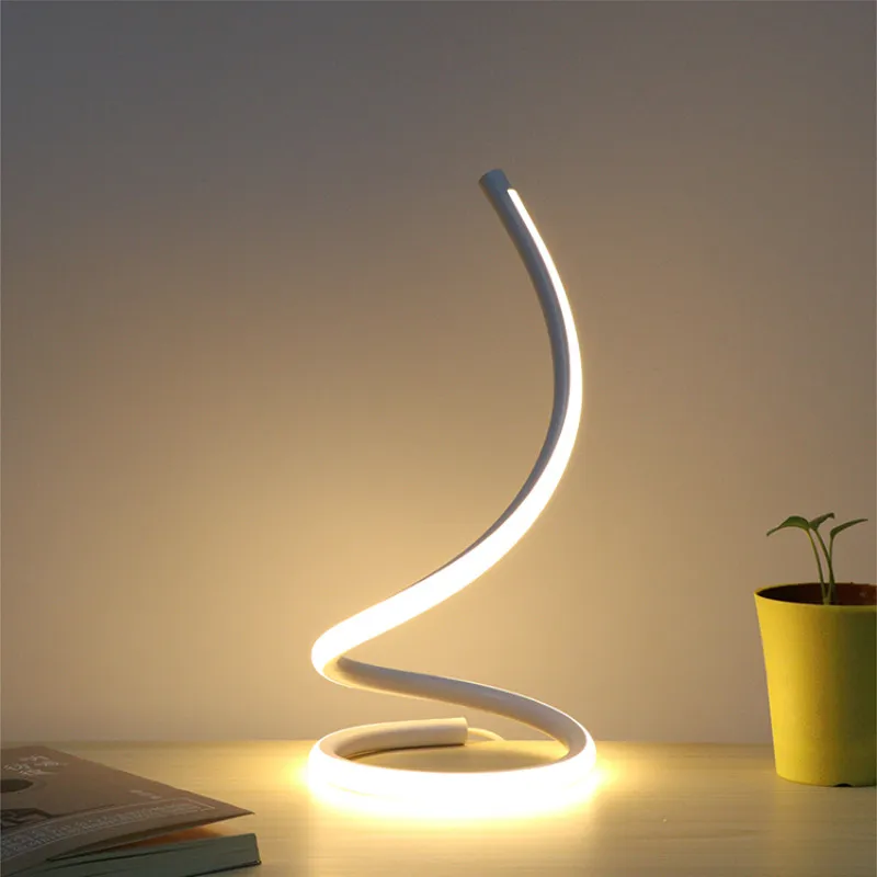 

LED Table Lamp Simplicity Desk Night Lights Nordic For Office Bedside Bedroom Study Reading Hanging Lamparas Modern Lamps