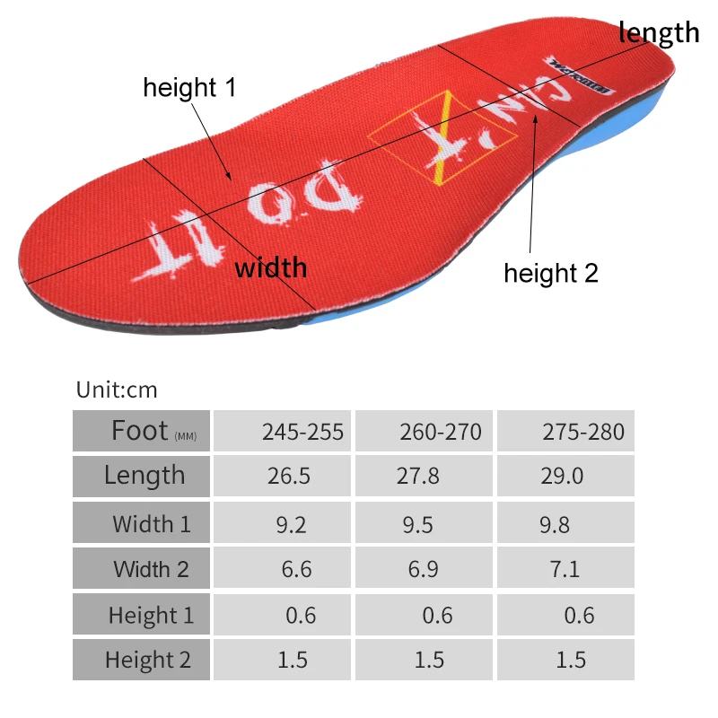 PU Memory Foam Sport  Cushioning Insole Breathable Absorbent Insoles for Men and Women shoes Slow rebound breathable odor proof