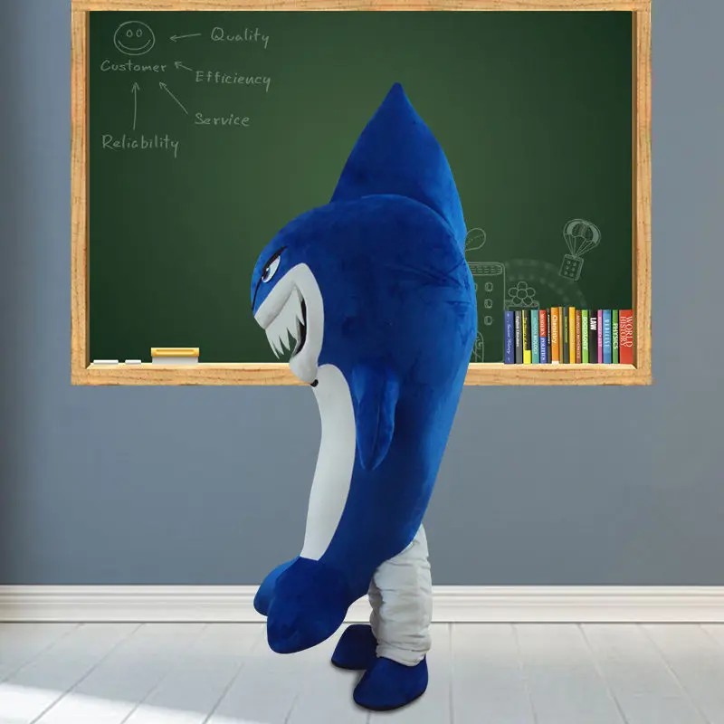 [TML] คอสเพลย์ Shark Mascot เครื่องแต่งกายการ์ตูนเครื่องแต่งกายโฆษณาเครื่องแต่งกายเครื่องแต่งกาย Carnival