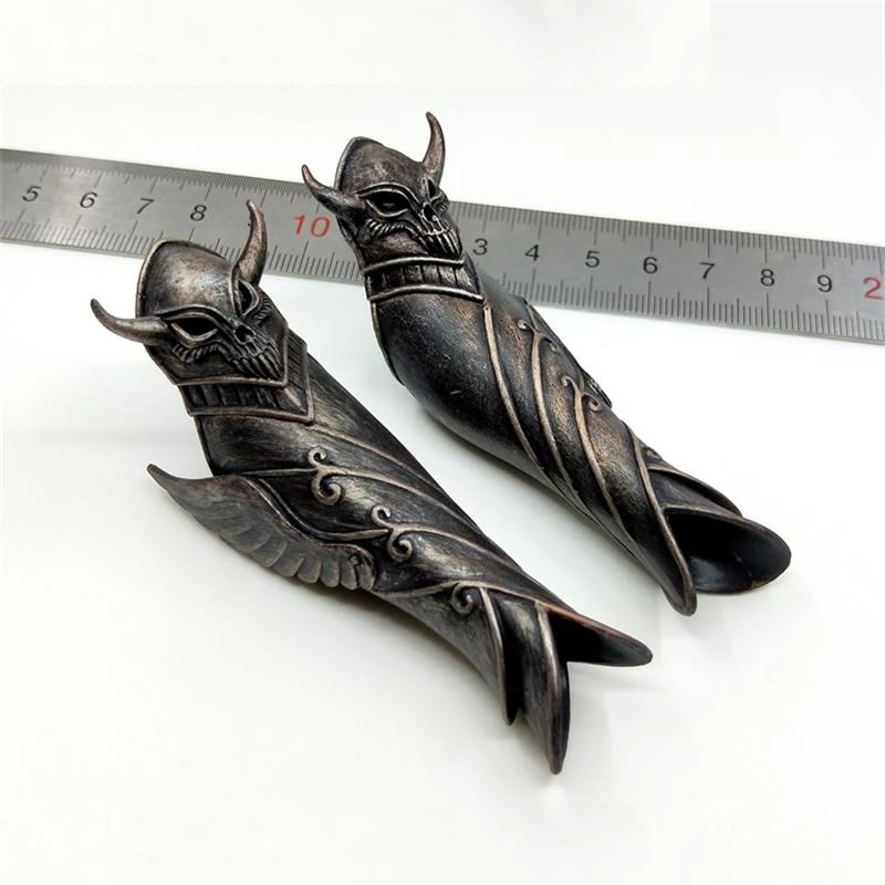 TBLeague 1/6th PL2020-173C Knight Of Fire Black Version Leg Armor Models For Usual 12 inch Doll Soldier Collect