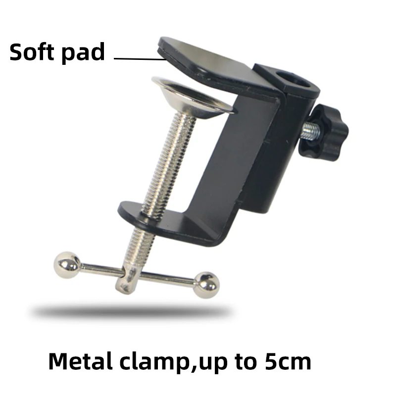 طوي سطح المكتب جبل حامل مع قوس للميكروفونات تقف ترايبود للبث المباشر المدونين الفيديو