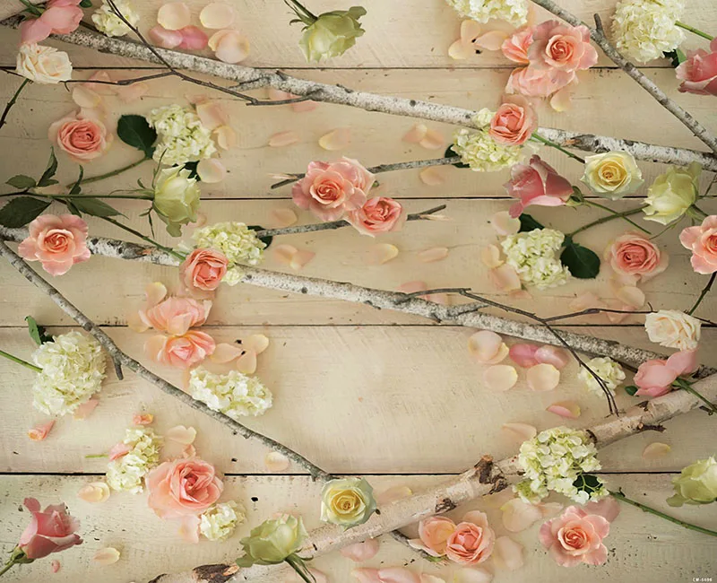 

Rose decoration background wedding photography vinyl clothes shop photo backdrops in photo studio accessories Photophone NB-031