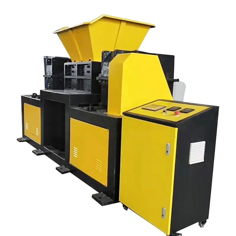 Good Supplier Mobile Double Shaft Industrial Tyre Tire Shredder Shredding Machine Made In China CN Garage Tools