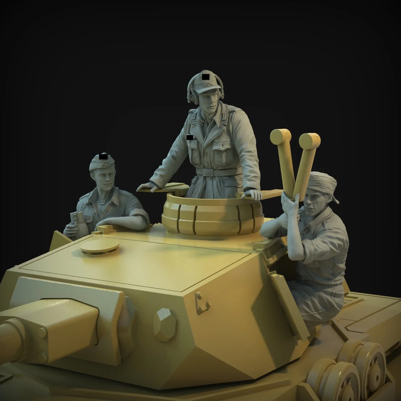 1/35 Resin Model Figure GK , Unassembled and unpainted kit