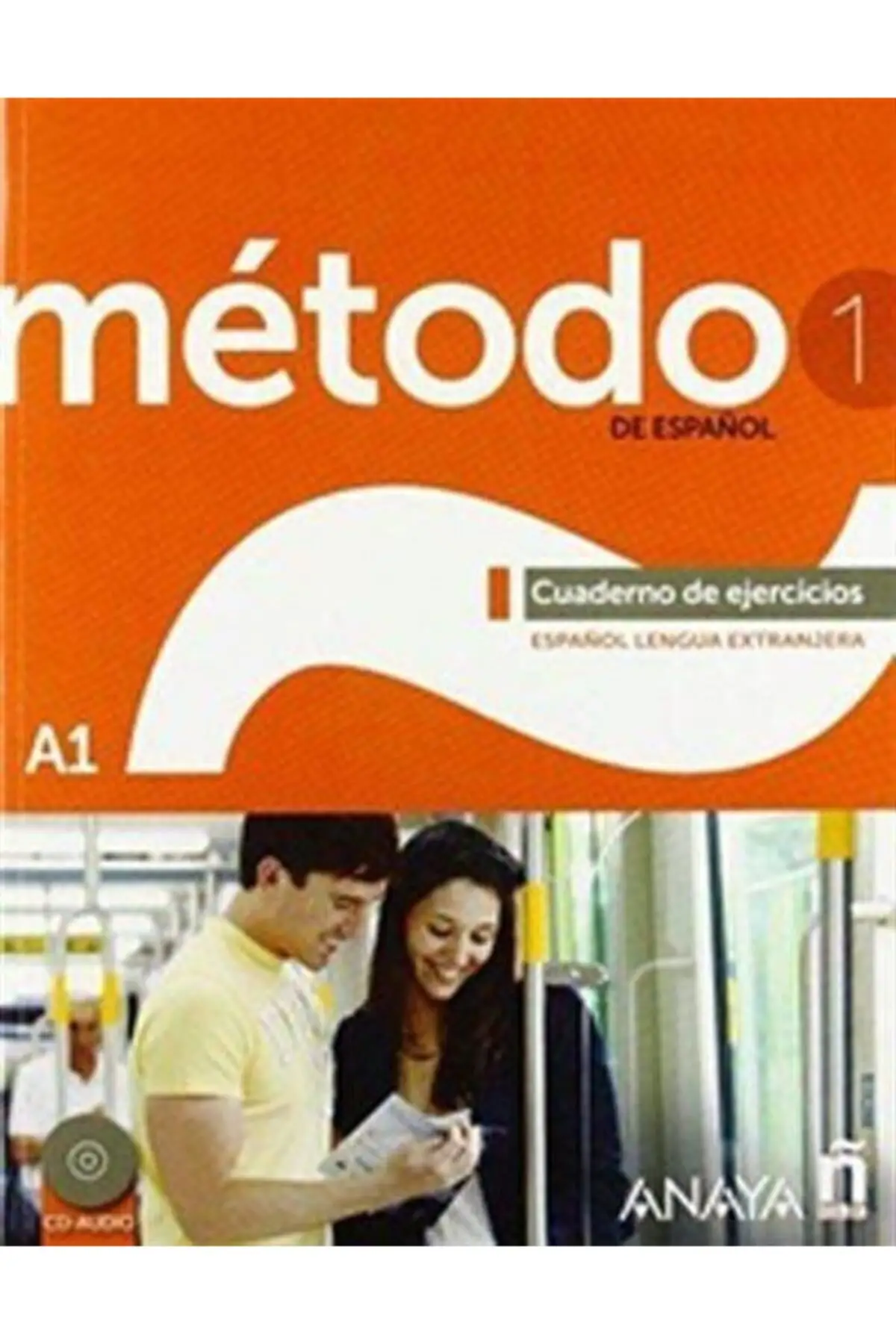 Metodo 1 Cuaderno De Ejercicios A1 + CD ( Spanish Basic Workbook + CD) learning Book Notebook English Young Adult Beginner Easy