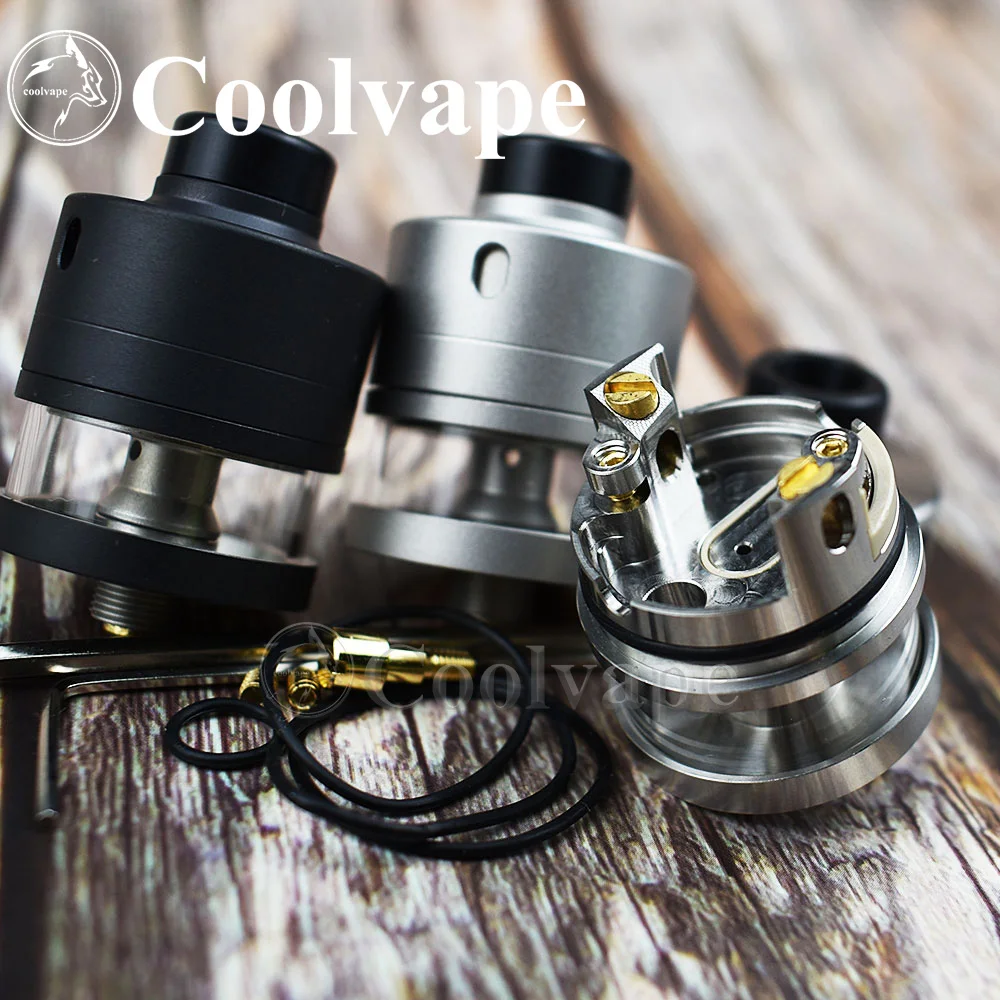 Atomizador coolvape Haku Riviera RDTA con PIN BF 316ss, atomizador de goteo reconstruible squonk22 mm/24mm RDTA