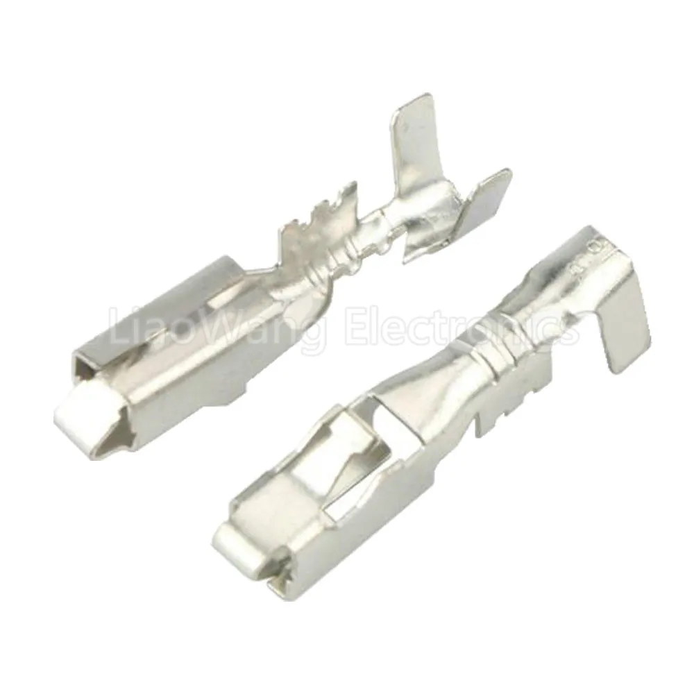 50 Stück 2.8 Serie Automobil-Steckverbinder Verzinnte Kupferklemme DJ623-E2.8B Stecker-Buchse – Detail 1