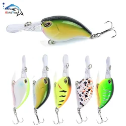1Pcs Sinking Crankbait Fishing Wobblers 5.1g 6cm Artificial Crank Bait Bass Fishing Lure Pike Trolling Pesca Carp Fishing Tackle