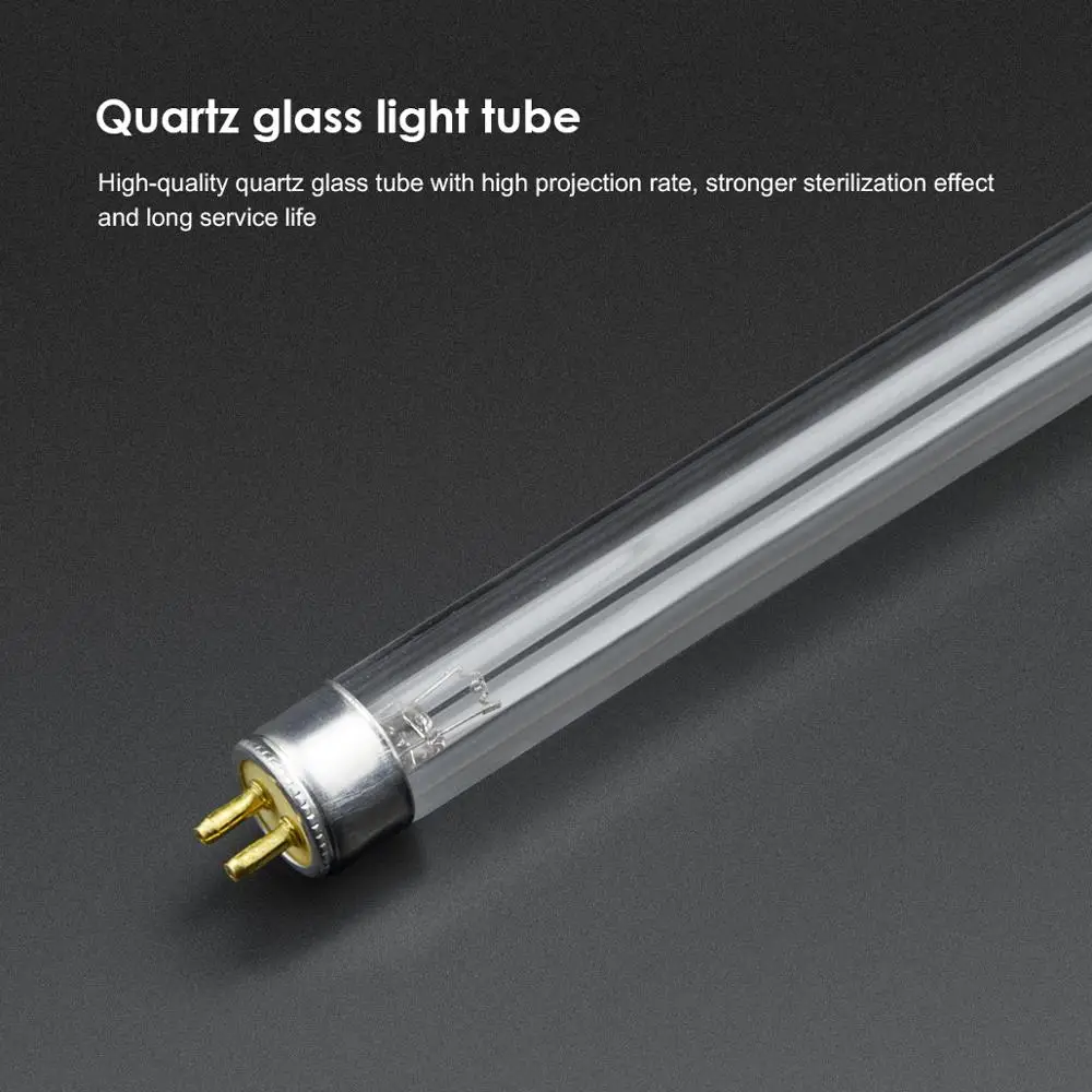 T5 Tube LED Light Bar Quartz Lamp UV Sterilizer Lamp 220V 110V 8W 6W Germicidal Light Bactericidal Ultraviolet Lamp Disinfection