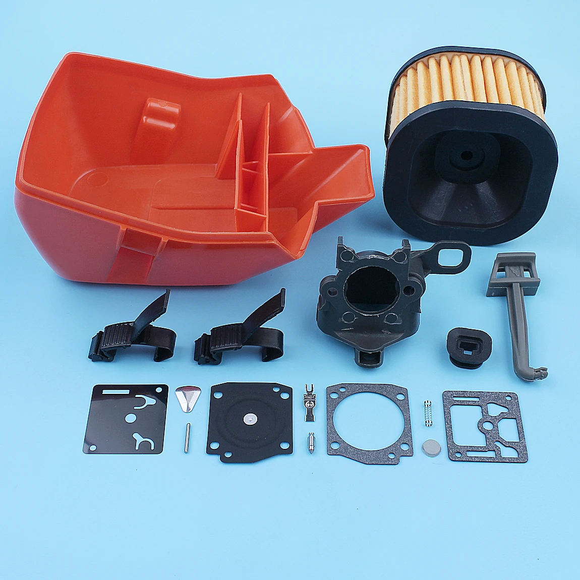 Imagem -06 - Kit Adaptador de Admake Tampa do Filtro de ar Husqvarna 372xp 365 362 371 372 Motosserra 503 81 7701 Substituição Top hd Peças Sobressalentes