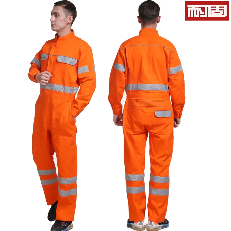 Work Wear Overalls for men Fashion Tooling Loose Cargo Overalls Long Sleeve Repairman Auto Repair Jumpsuits