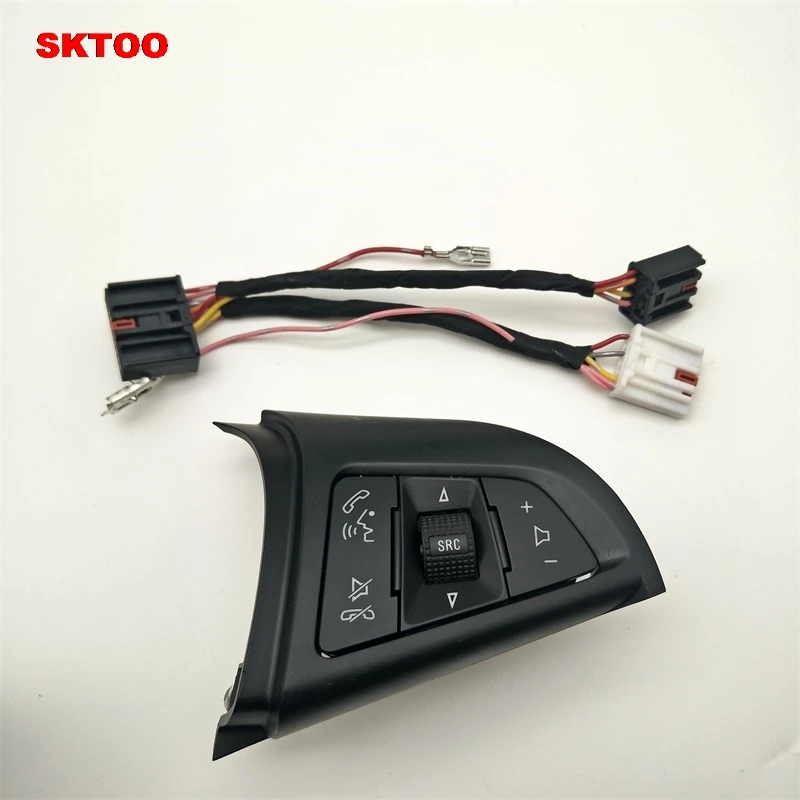 SKTOO For Chevrolet Cruze 2009-2014 Cruise switch multifunction steering wheel switch the volume button switch Bluetooth