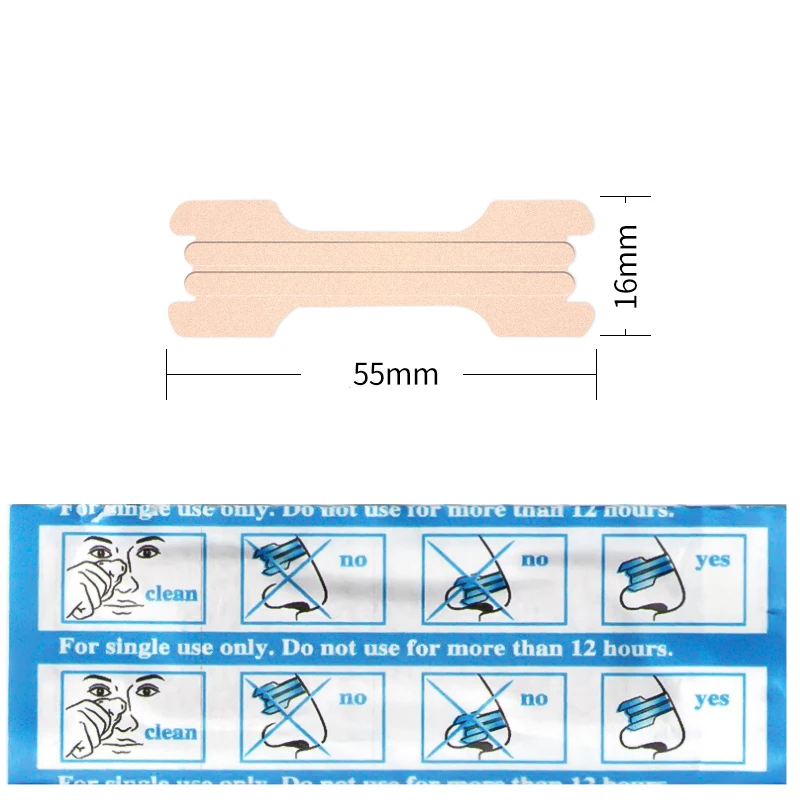 1/12/36/60pcs Nose Rhinitis Strips Relief Nasal Congestion Snore Stopper Plaster Anti Snoring Stickers Nasal Strips Health Care