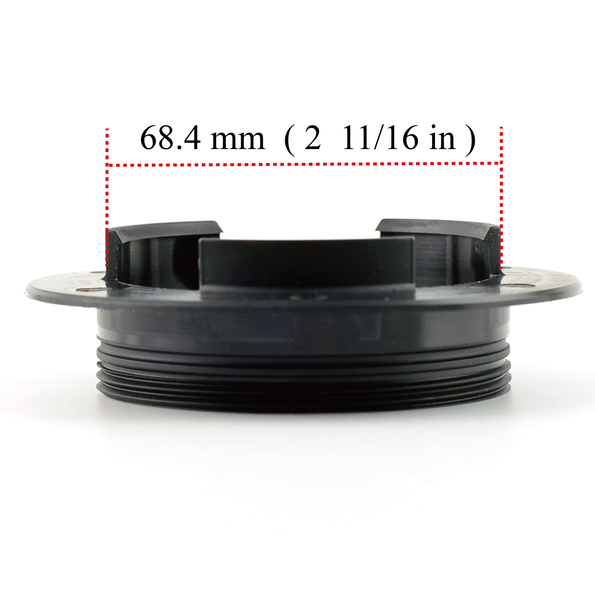 4pcs 96mm/68mm Wheel Center Caps Hub Ring Clip Nylon Car Accessories For #09.24.156 Interio Modification Universal Hubcap Black