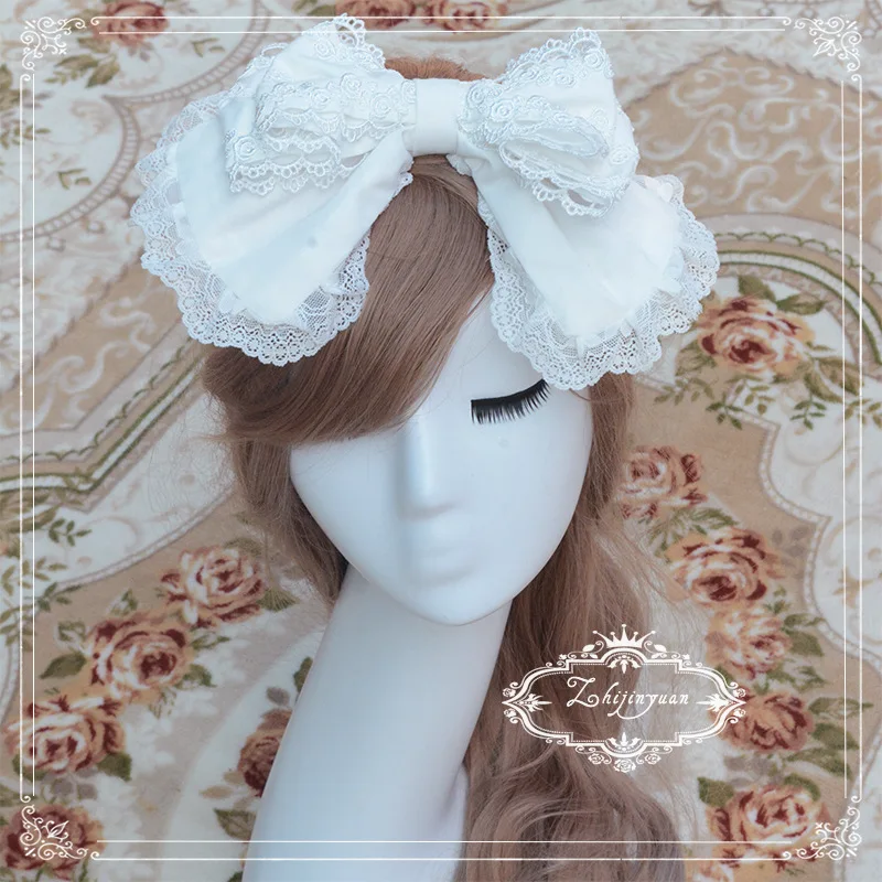 Dolce lolita lato raccolta di clip kawaii accessori dei capelli della ragazza gothic lolita clip di capelli della ragazza kawaii gotico tornante cosplay loli