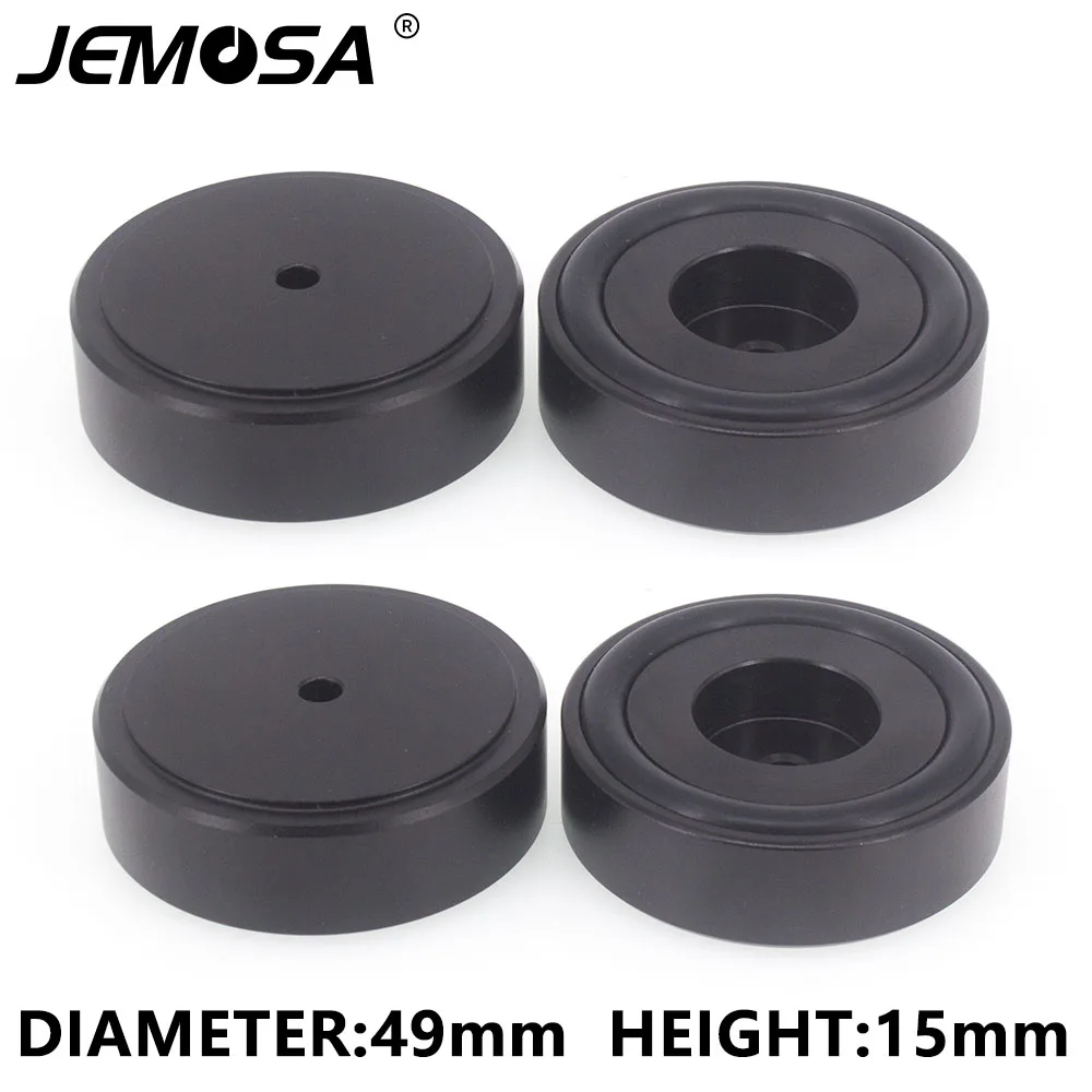 49*15 мм алюминиевые ножки усилителя амортизатор HIFI усилитель резиновые ножки ножки проигрывателя аудио динамик изоляция ножки Pad