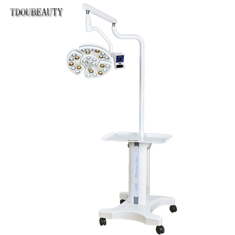 TDOUBEAUTY Ceiling Mounted Dental LED Shadowless Lamp Touch & Sensor Control for Dental, Pet & Beauty Clinics 90-230V Voltage
