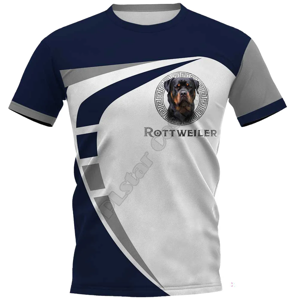 

Rottweiler 3D Printed t shirts women for men Summer Casual Tees Short Sleeve T-shirts Funny Animals Short Sleeve 01