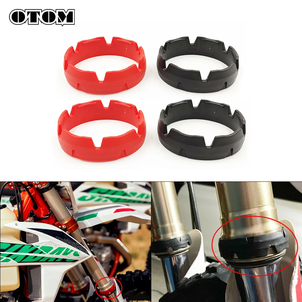 OTOM Motorcycle Front Shock Absorber Anti-wear Ring Fork Wear Sleeve Protection 48600698 For KTM SX SXF EXC XC SMR 125-690 Parts