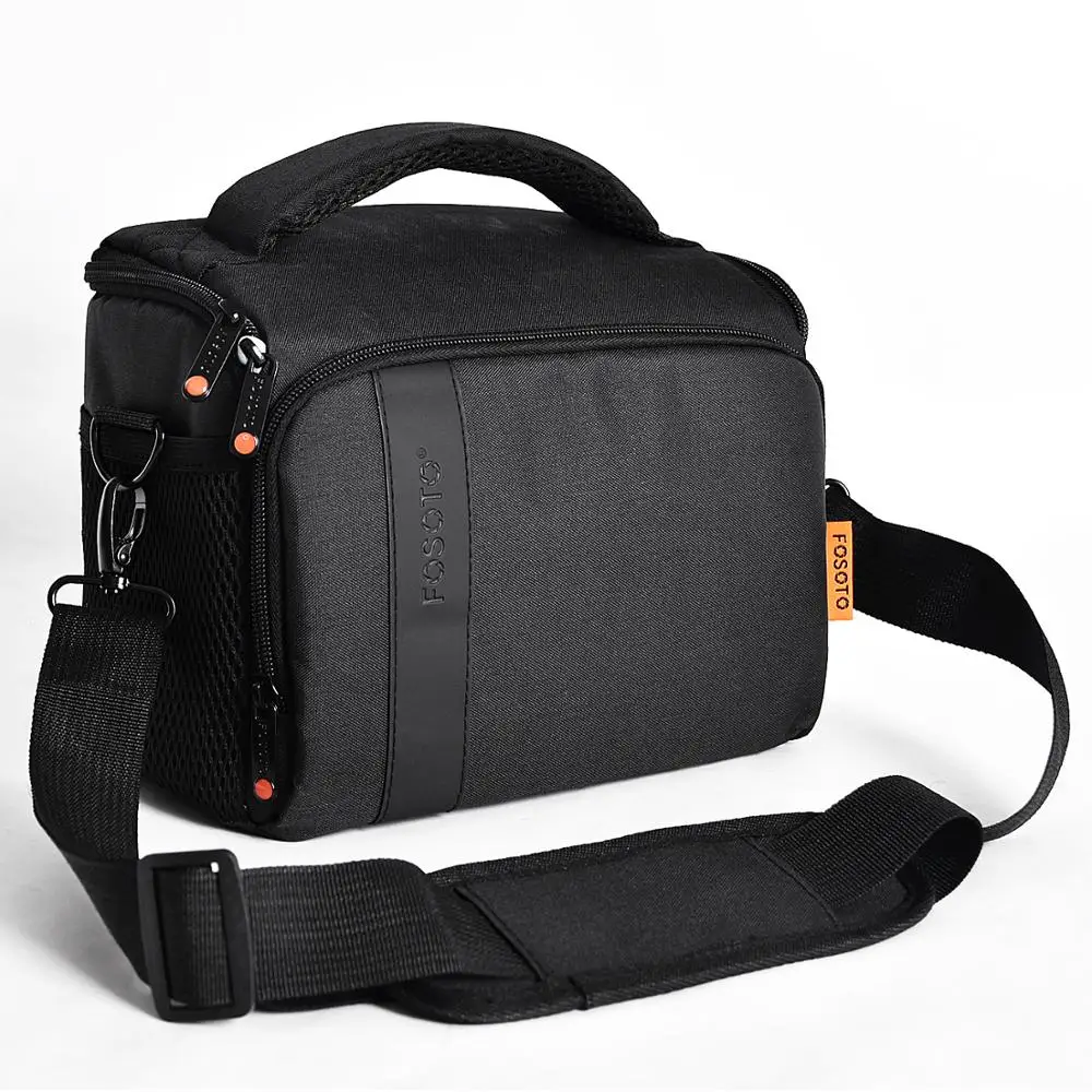 Fusitu Wodoodporna nylonowa torba na ramię na aparat DSLR Torba na aparat wideo do Sony Lens Pouch Bag Canon Nikon B500 P900 D90 D750 D7000