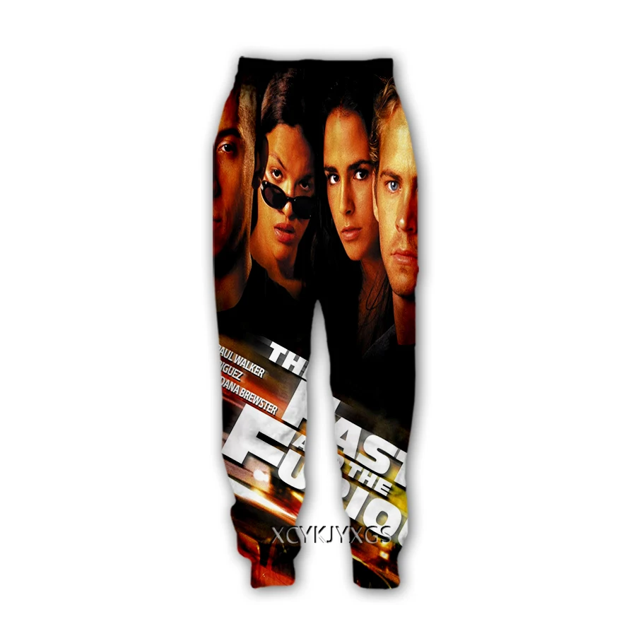 xinchenyuan 3D Fast and Furious Paul Walker Print-Casual Pants Sweatpants Straight Pants Sweatpants Jogging Pants Trousers K52