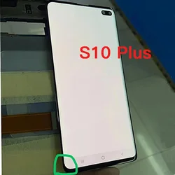 Amoled LCD display For SAMSUNG Galaxy S10 PLUS SM-G9750 G975F Touch Screen Digitizer Assembly with small Dead Pixels Tested