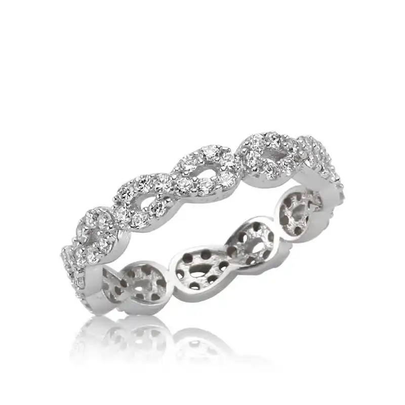 Silver Tamtur Infinity Ladies Ring