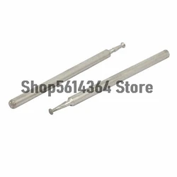 2.35mm Shank 1.5mm Dia Round Flat Diamond Head Grinding Mounted Point Bit 12pcs