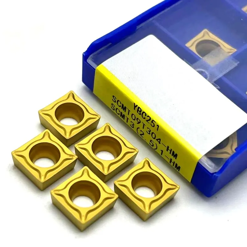 SCMT09T304 SCMT09T308 HM YBC25 lama in metallo duro di alta qualità tornio a controllo numerico utensile per tornitura utensile per tornitura SCMT