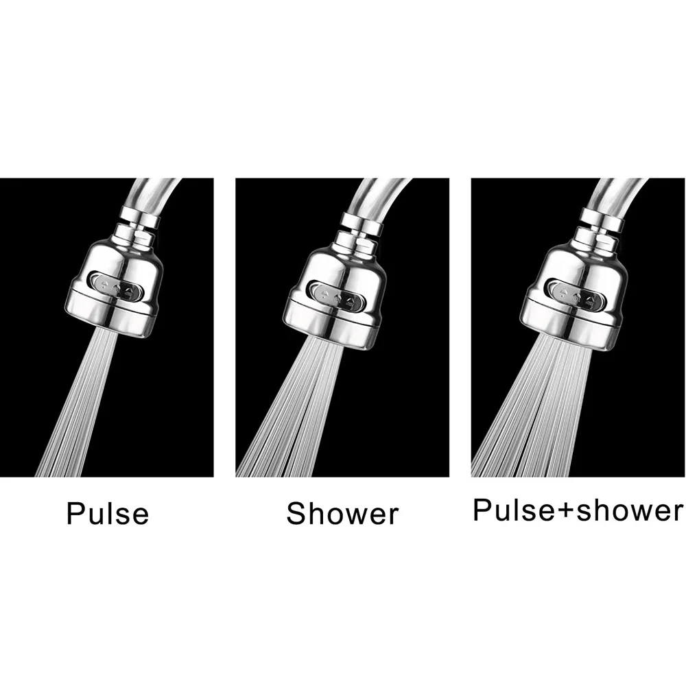 3โหมดห้องครัวก๊อกน้ำ Aerator บ้านความดันน้ำ Diffuser Bubbler น้ำกรองหัวฝักบัวหัวฉีด Tap Connector