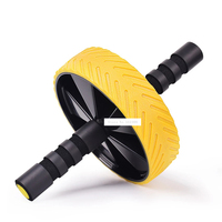 Ab Power Roller Household Ab Coaster Wheel Antiskid Foam Handle Ab Abdominal Muscle Training Wheel Indoor Fitness Equipment