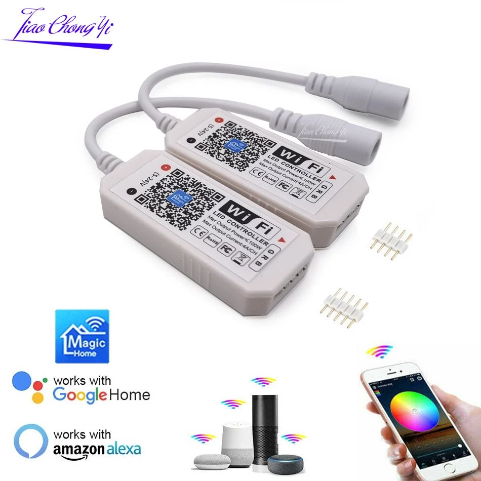 Magic Home Mini RGB RGBW WiFi Controller DC12V-24V Für Led Streifen Panel Licht Timing Funktion 16 Millionen Farben Smartphone Steuerung