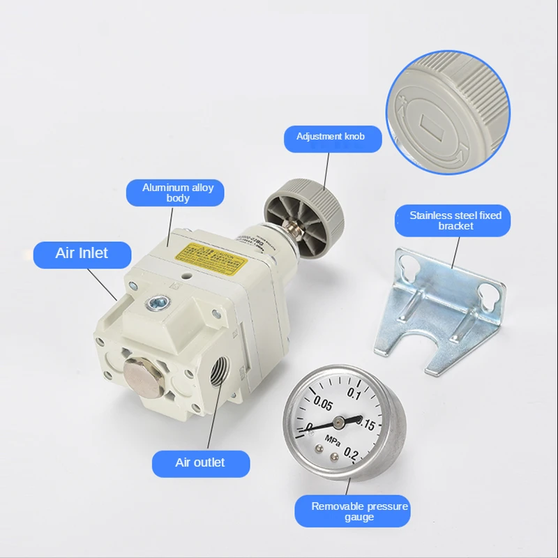Ir Serie IR1000-01 IR1010-01 IR1020-01BG IR2000-02 Precieze Reductieventiel Luchtdrukregelaar Precisie Regulatorsmc Type