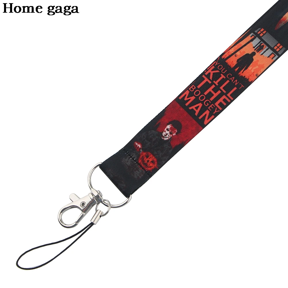 DB350 Homegaga Horror Movies Cartoon Key Lanyard Strap Neck for Key ID Card Phone USB Badge Holder DIY Hanging Rope Webbing